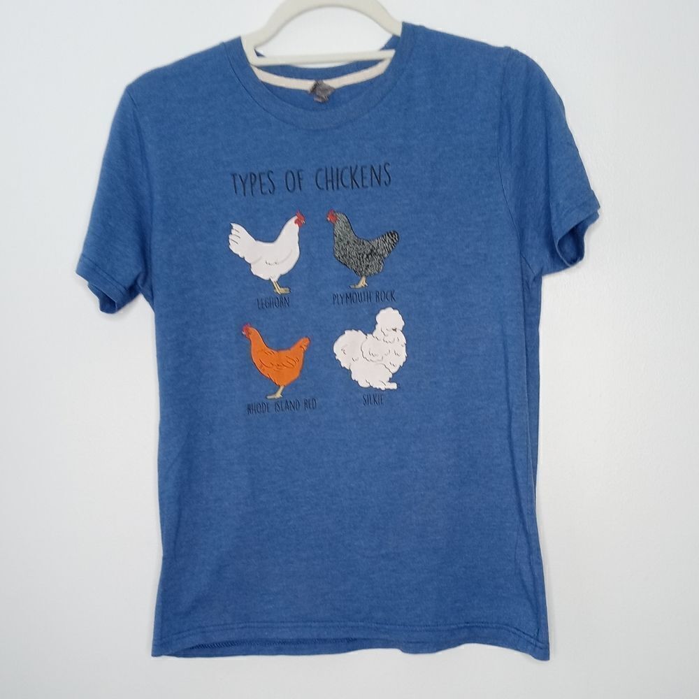 Instant Message chicken graphic tee youth size XL